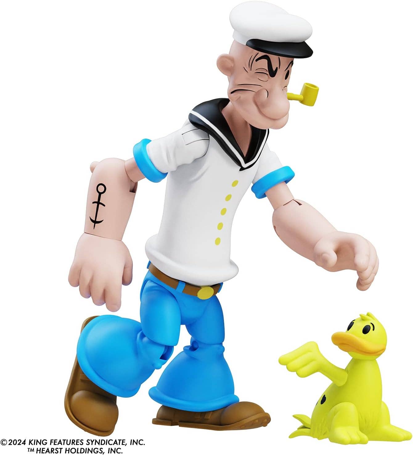Popeye Classics Action Figure: Popeye 1st Appearance - white shirt