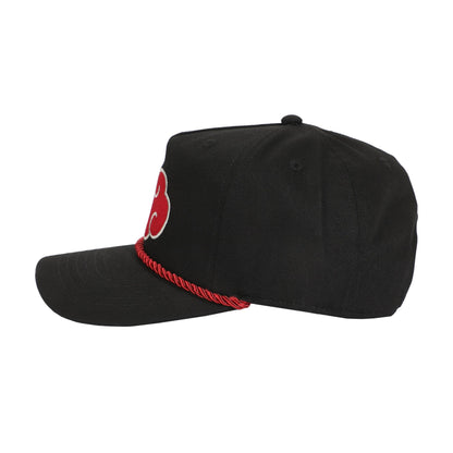 Naruto Embroidered Akatsuki Cloud Snapback Hat