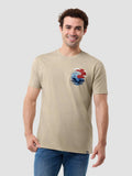 Men's Graphic Tee - Screenprinted T-Shirt (Ocean Wrath)