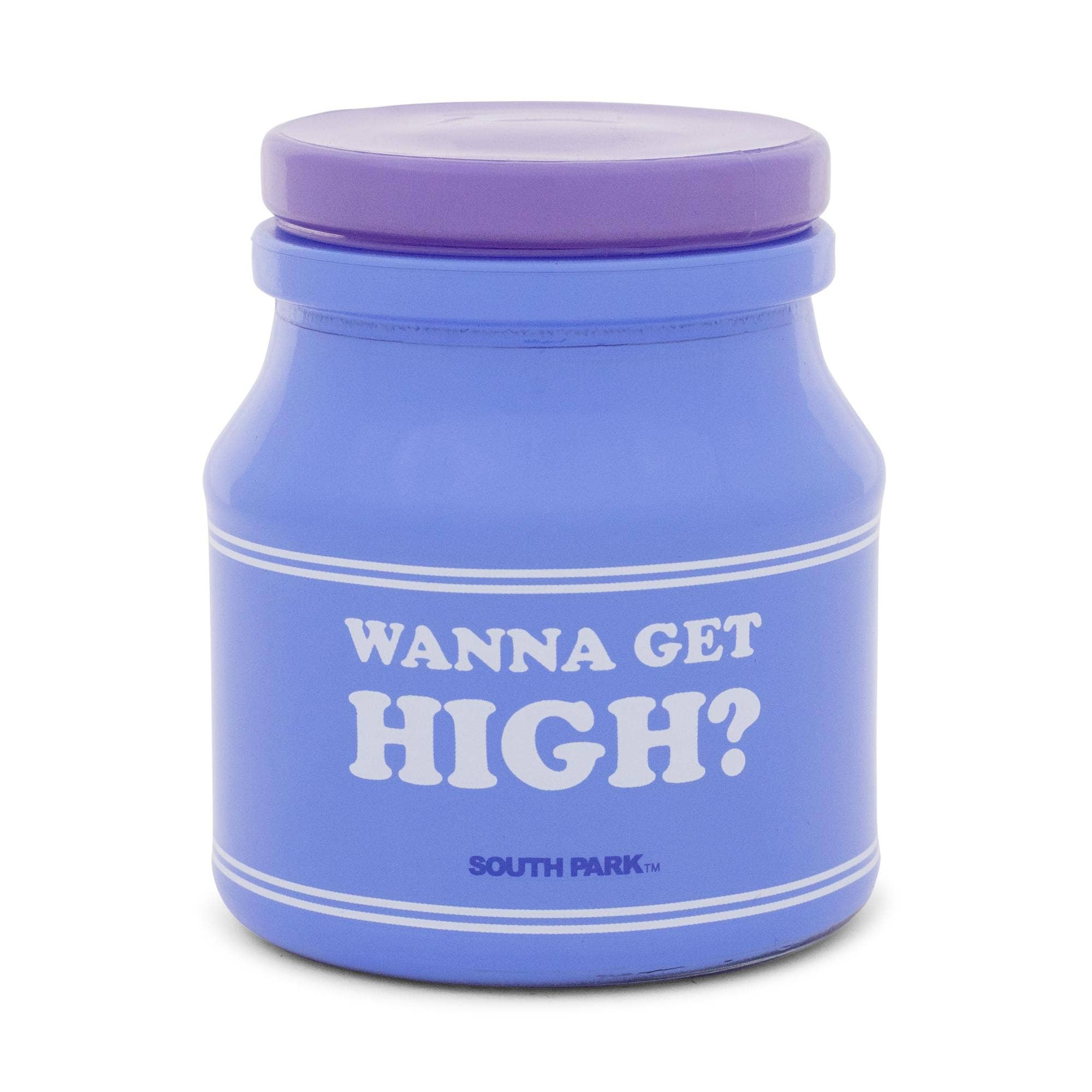 South Park Towelie "Wanna Get High?" Glass Storage Jar