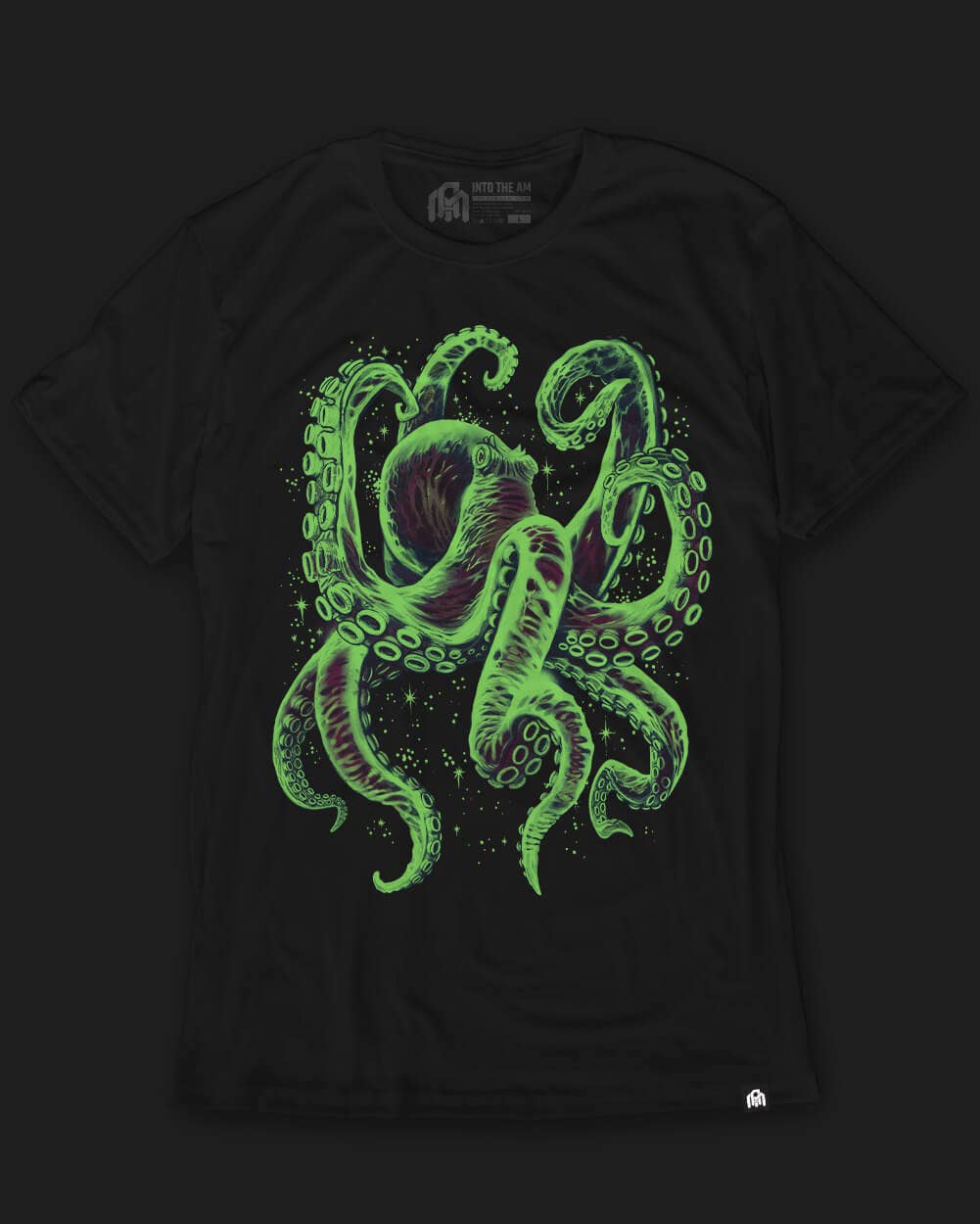 Men's Graphic Tee - Glow T-Shirt (Gleaming Octo)
