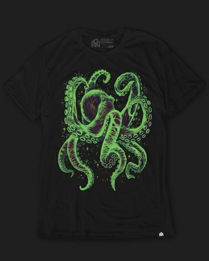 Men's Graphic Tee - Glow T-Shirt (Gleaming Octo)