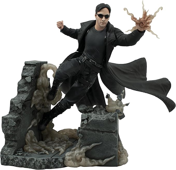 The Matrix Gallery Diorama Neo Deluxe 10-Inch PVC Statue