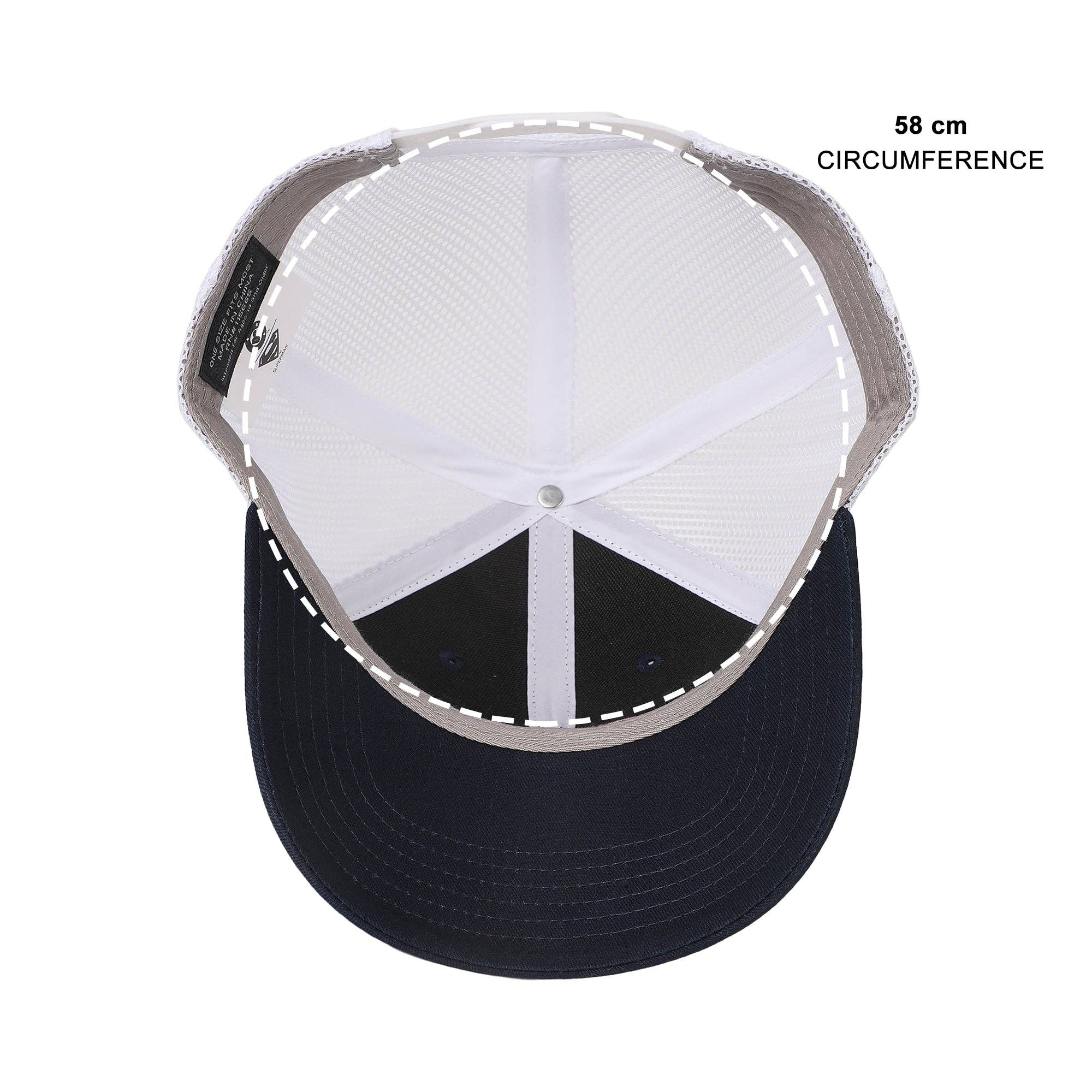 Superman 3D Embroidered Logo Navy Trucker Hat