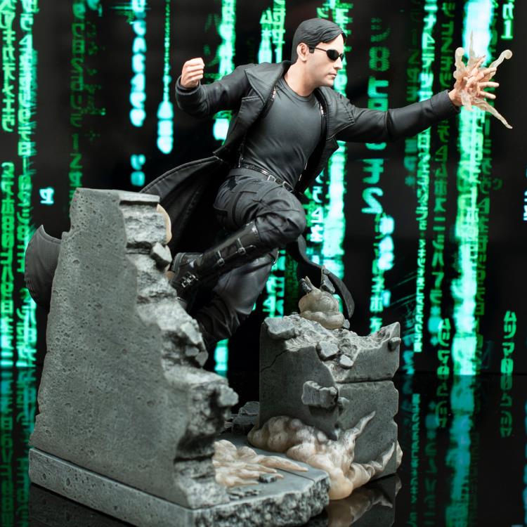 The Matrix Gallery Diorama Neo Deluxe 10-Inch PVC Statue