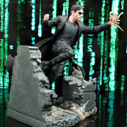 The Matrix Gallery Diorama Neo Deluxe 10-Inch PVC Statue