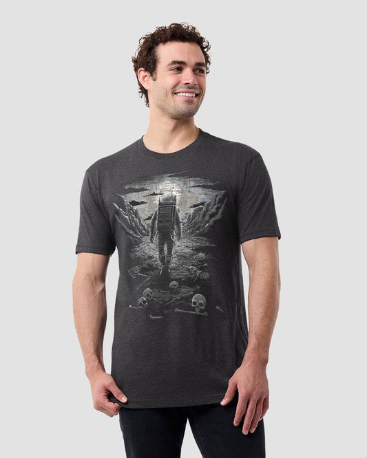Men's Graphic Tee - Screenprinted T-Shirt (Lost Remains)