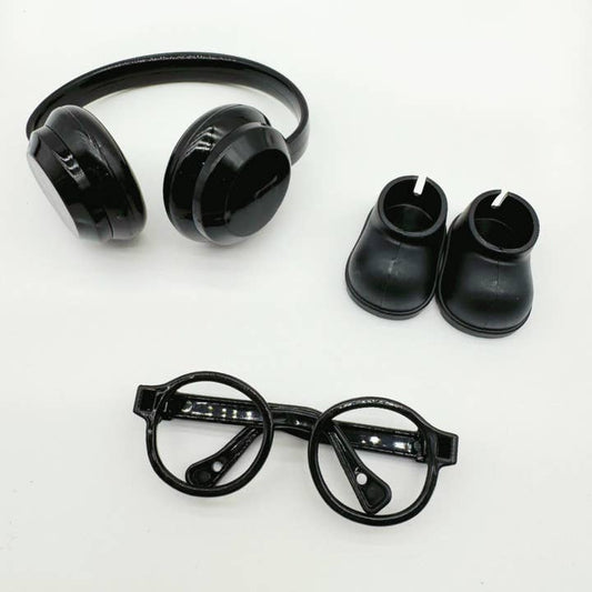 Labubu Accessories Set – Headphones, Shoes, Glasses