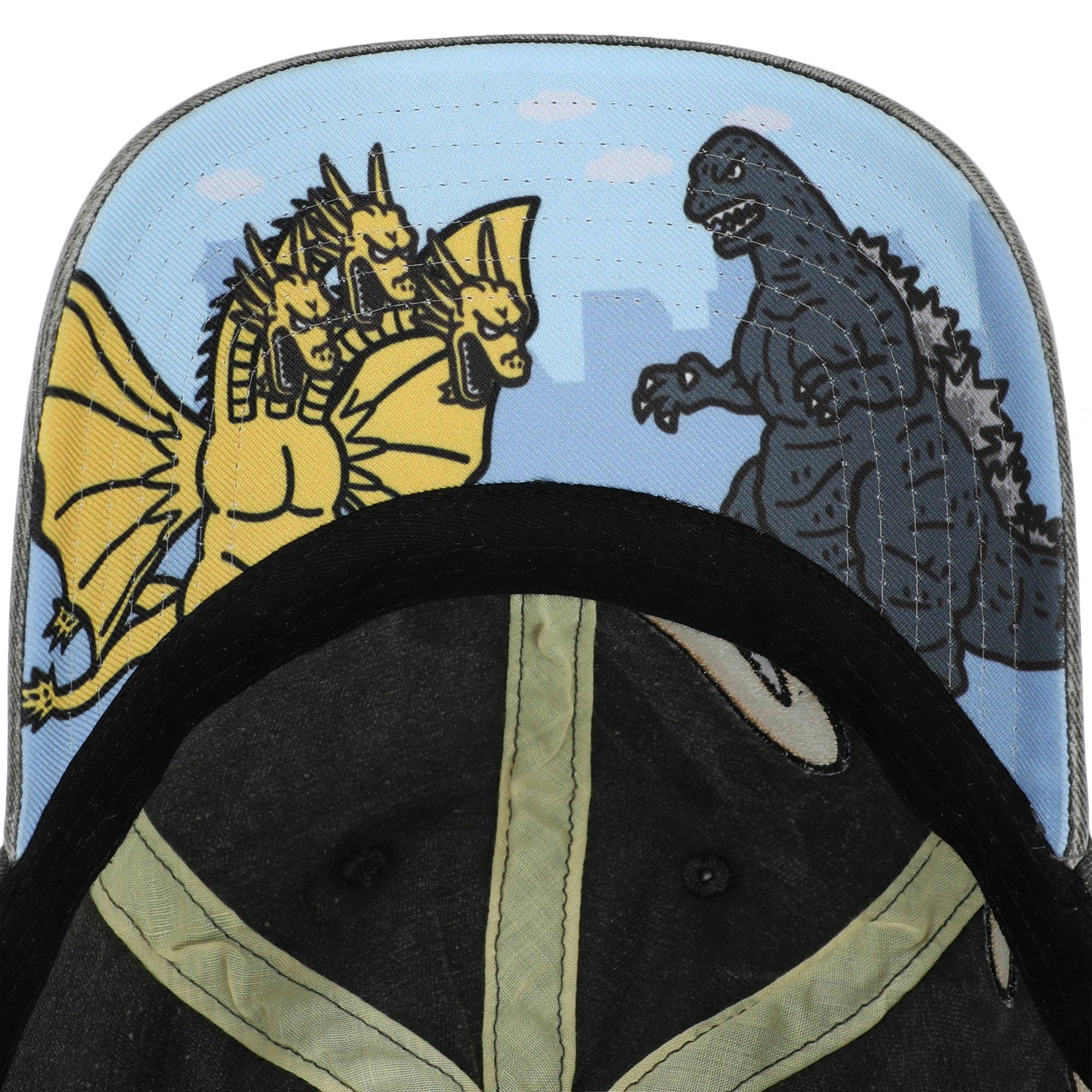 Godzilla Embroidered Pigment Dyed Adjustable Dad Hat