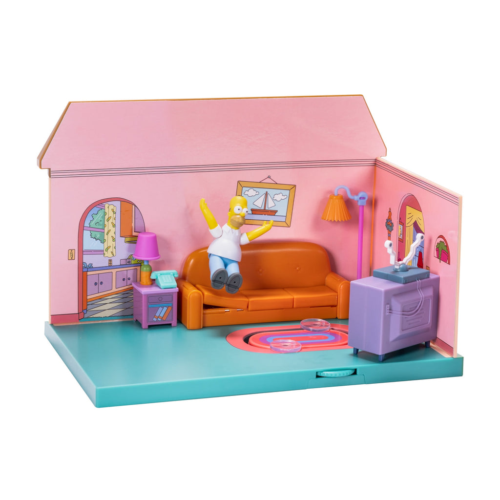 SIMPSONS LIVING ROOM DIORAMA PLAYSET