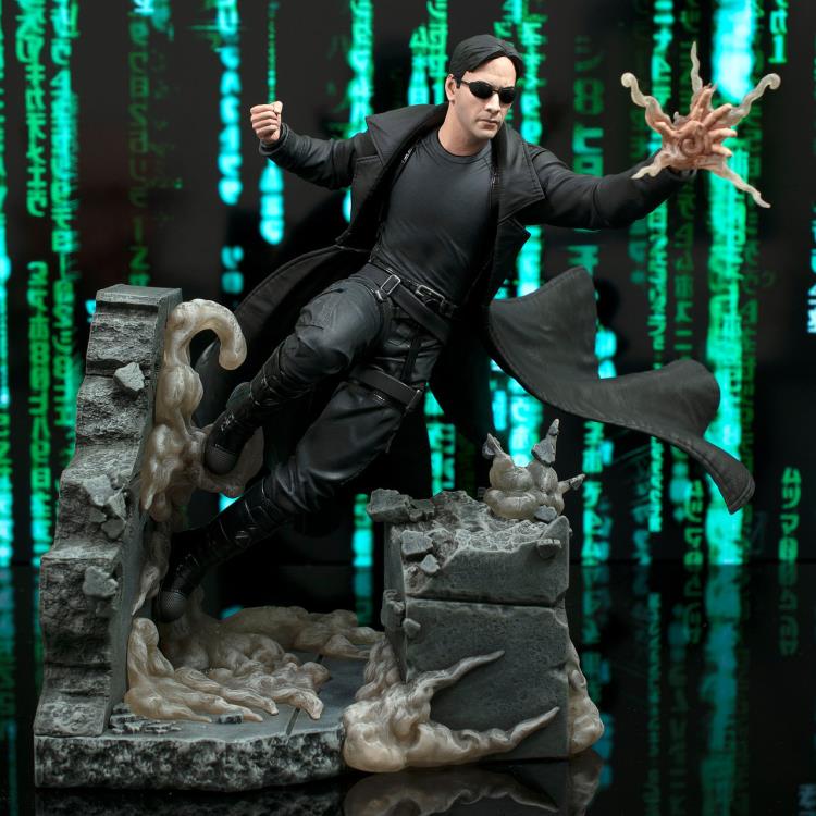 The Matrix Gallery Diorama Neo Deluxe 10-Inch PVC Statue