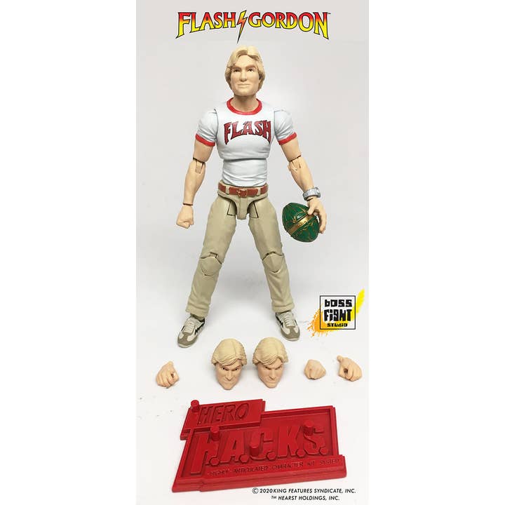 Look! Hero H.A.C.K.S. Flash Gordon Movie Act. Fig & Lunchbox