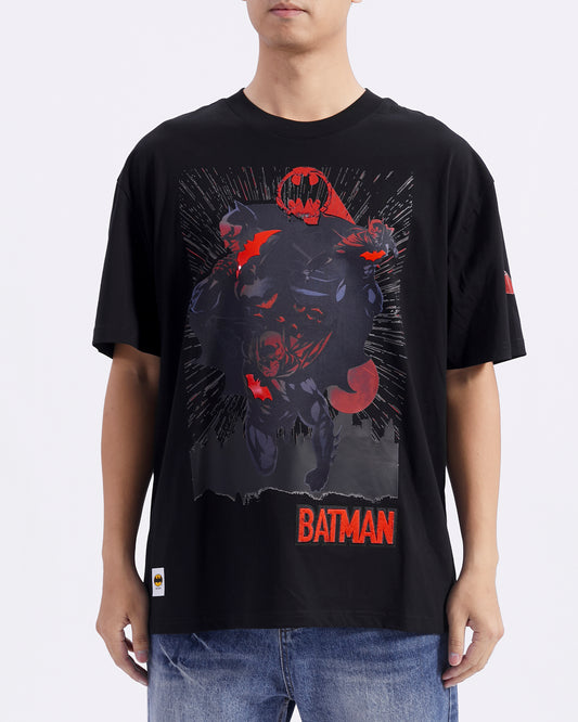 Batman Comics Freeze Max Signal T-Shirt - Black
