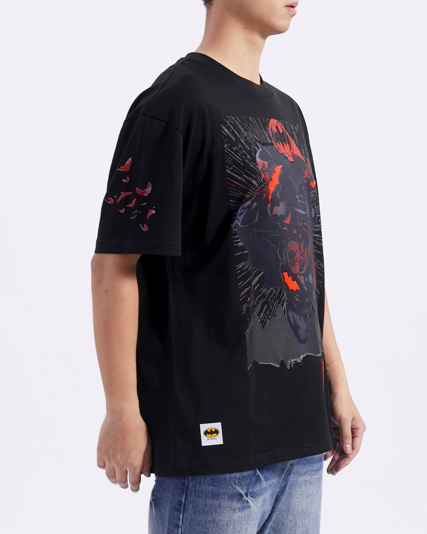 Batman Comics Freeze Max Signal T-Shirt - Black