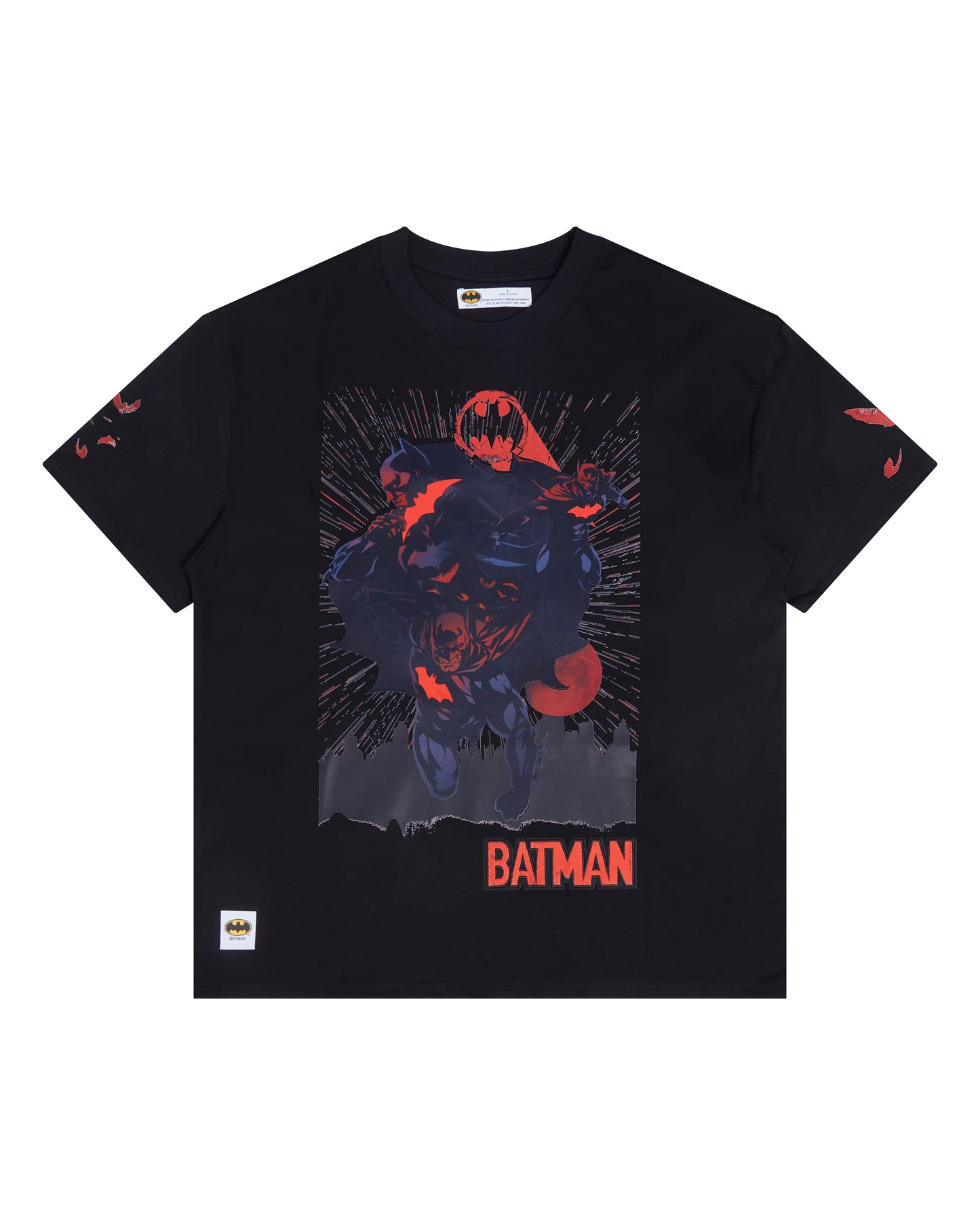 Batman Comics Freeze Max Signal T-Shirt - Black