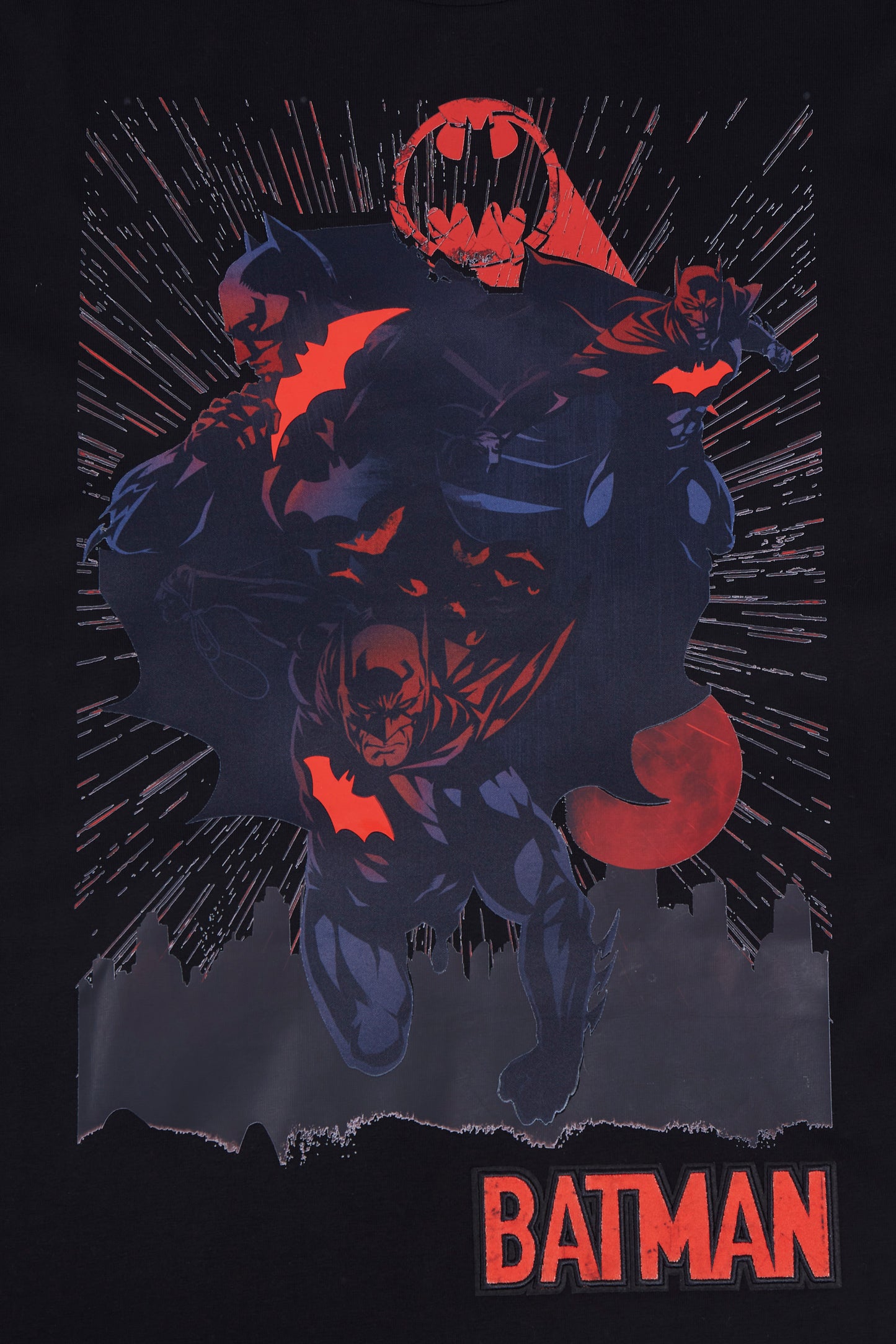 Batman Comics Freeze Max Signal T-Shirt - Black