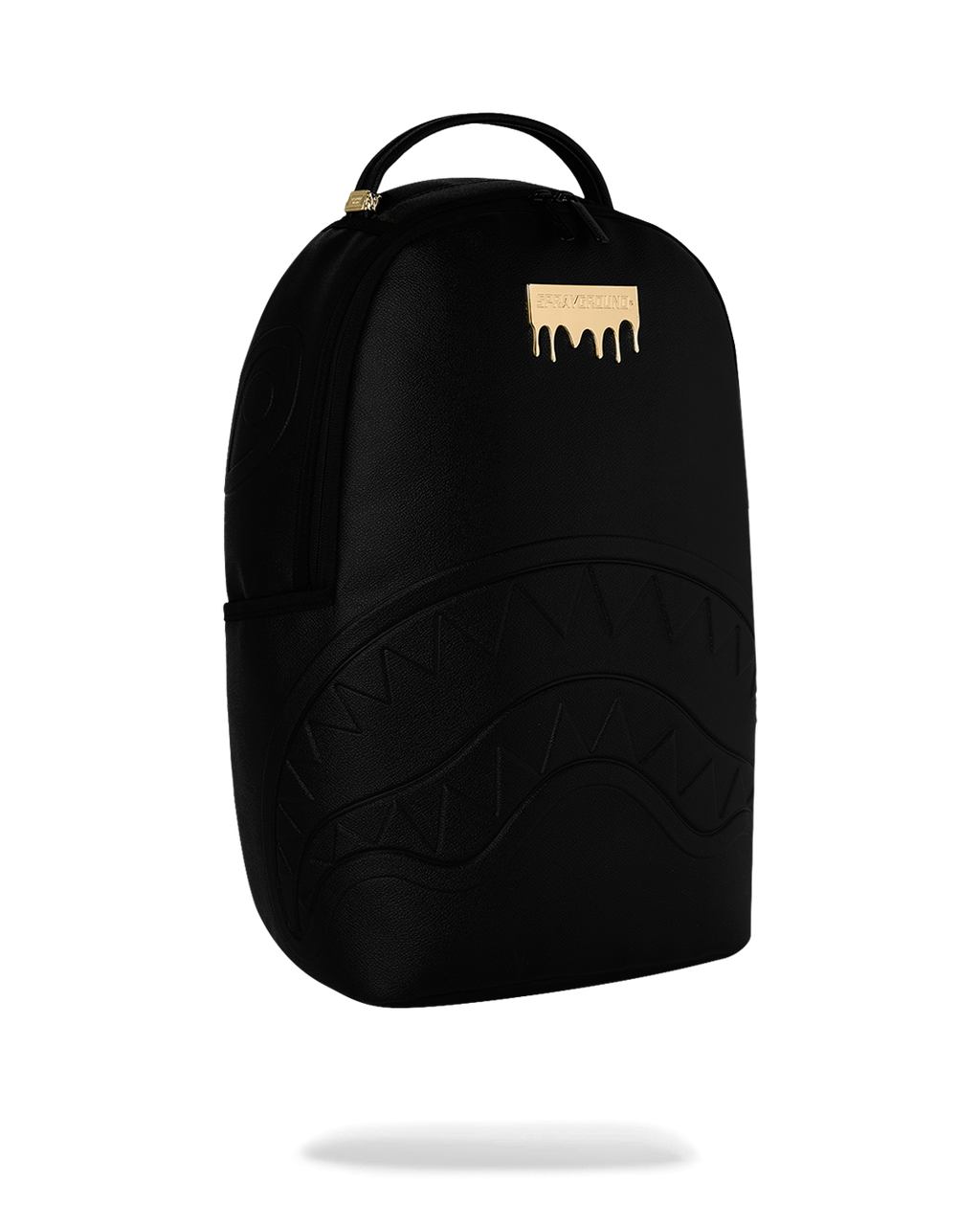 GOLD BRICK DRIP BLACK BACKPACK