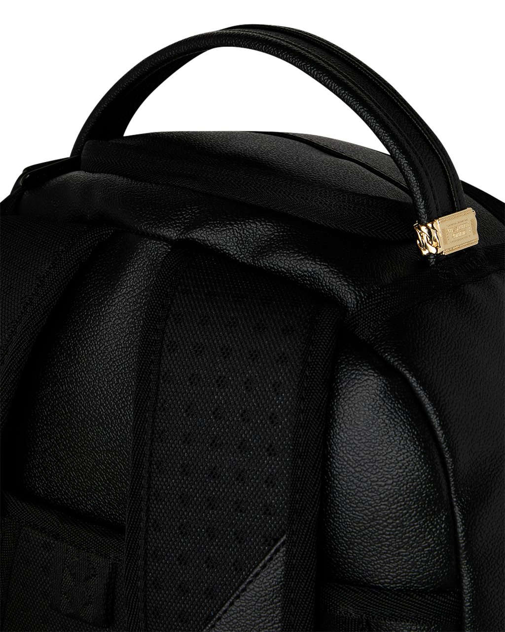 GOLD BRICK DRIP BLACK BACKPACK