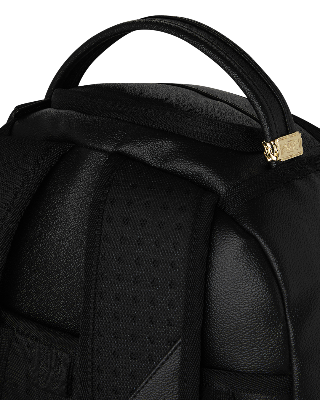 GOLD BRICK DRIP BLACK BACKPACK