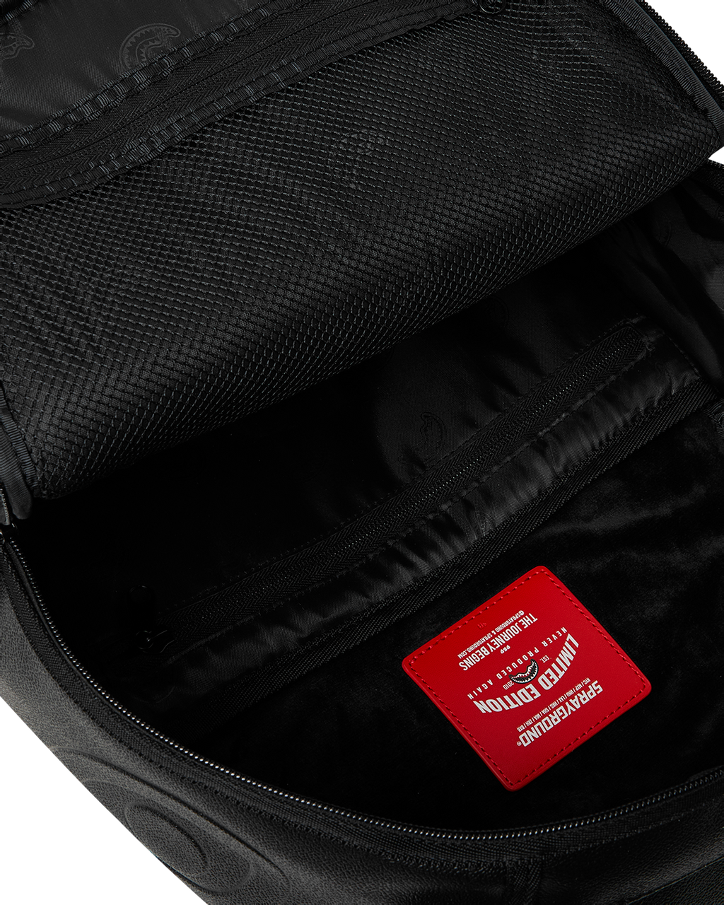 GOLD BRICK DRIP BLACK BACKPACK