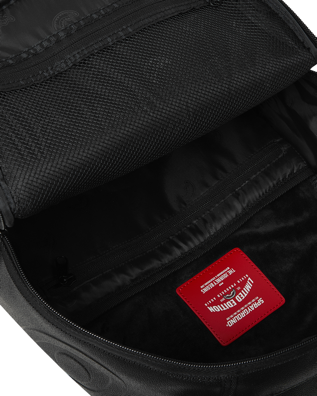 GOLD BRICK DRIP BLACK BACKPACK