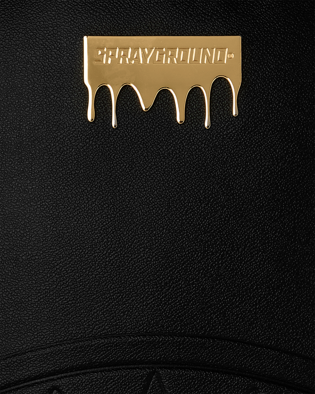 GOLD BRICK DRIP BLACK BACKPACK