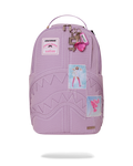 PURPLE DENIM PINK STITCH DLX-BACKPACK