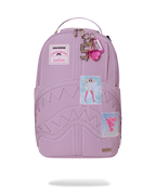 PURPLE DENIM PINK STITCH DLX-BACKPACK