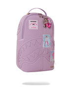 PURPLE DENIM PINK STITCH DLX-BACKPACK