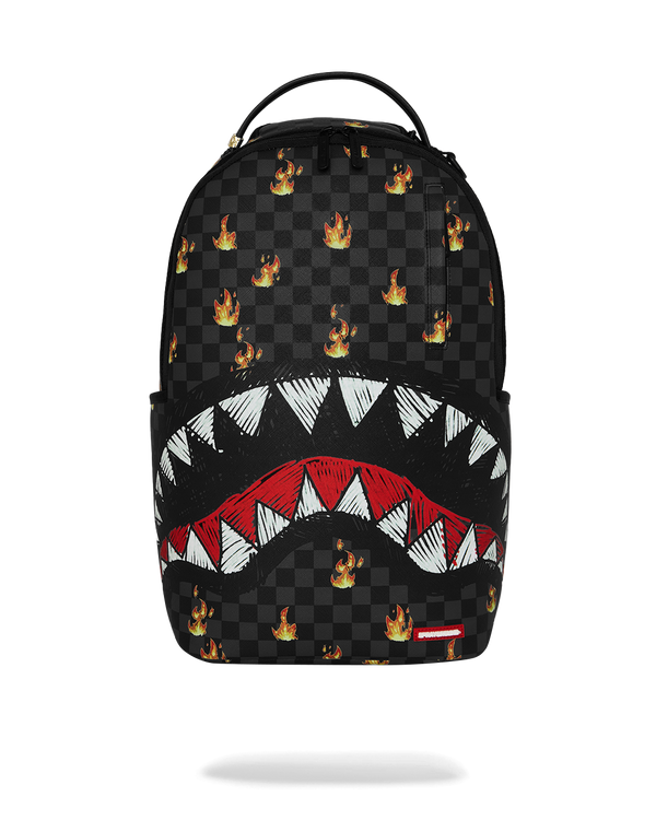 SUPER HOT FIRE SHARKS IN PARIS BACKPACK
