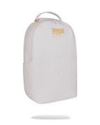 GOLD BRICK LUXE WHITE BACKPACK