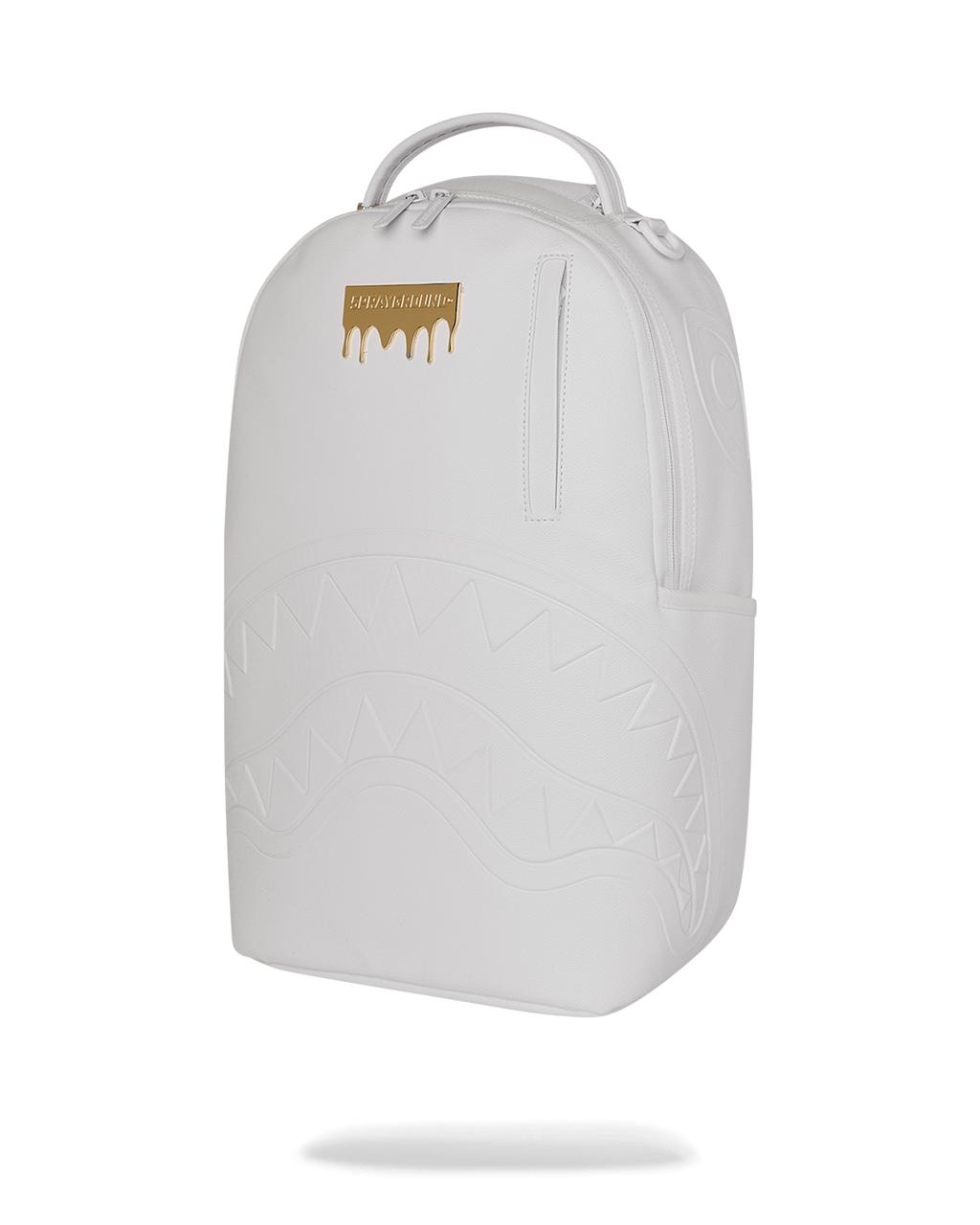 GOLD BRICK LUXE WHITE BACKPACK