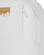 GOLD BRICK LUXE WHITE BACKPACK