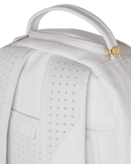 GOLD BRICK LUXE WHITE BACKPACK