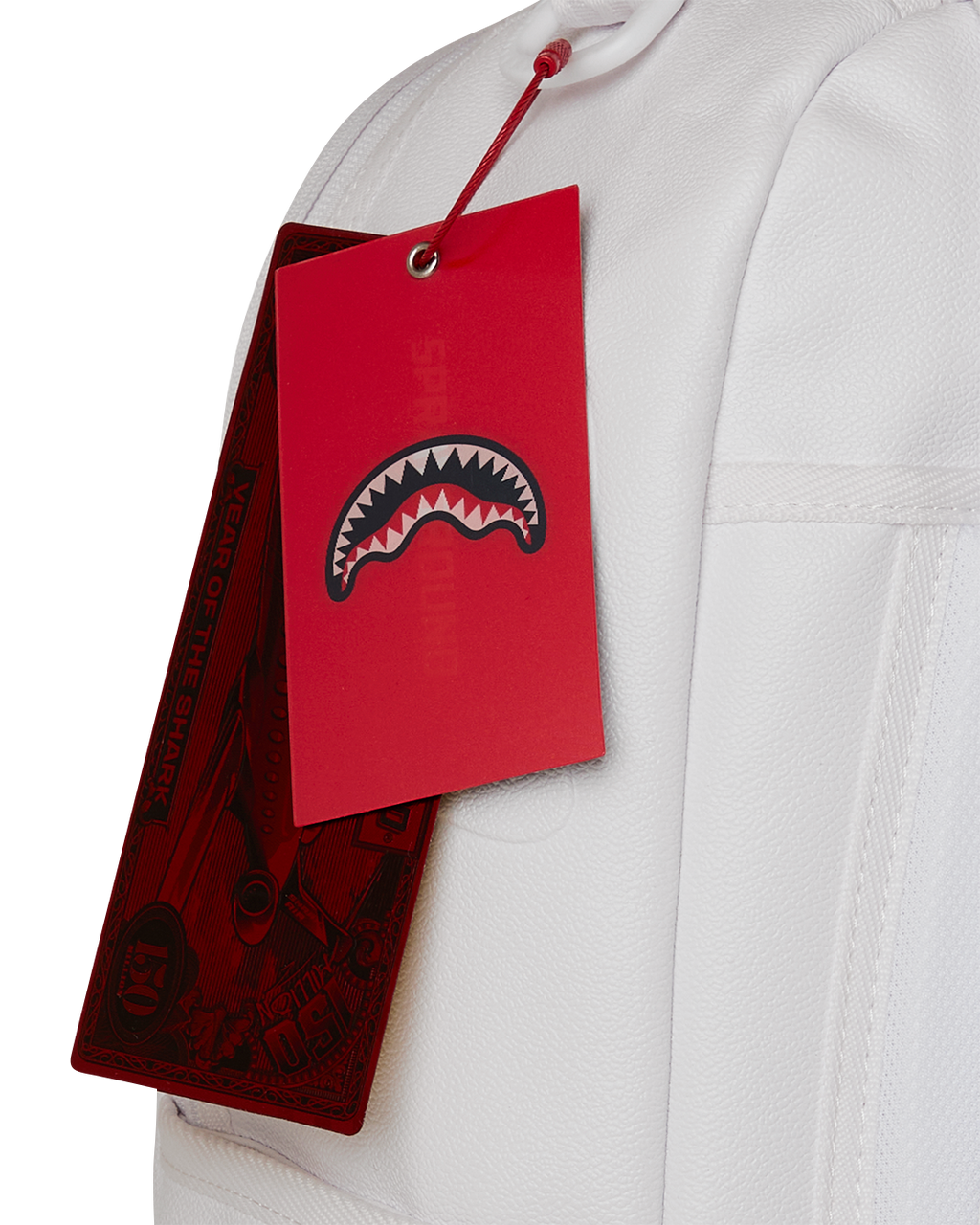 GOLD BRICK LUXE WHITE BACKPACK