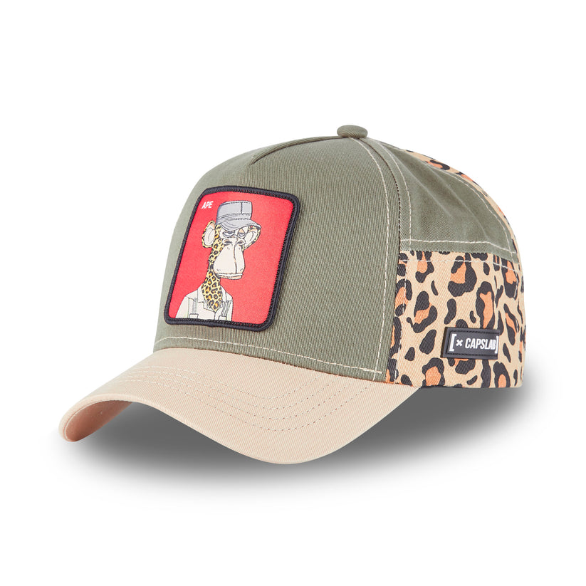 BORED OF DIRECTORS Leopard Snapback Hat