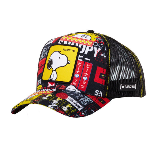 CAPSLAB Peanuts All Over Print Snapback Trucker Hat