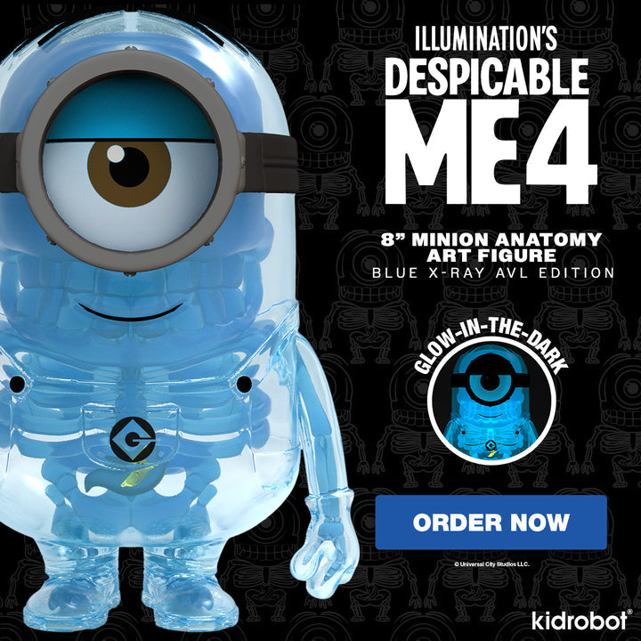 Despicable Me 4 - Minion Anatomy 8" Art Figure - GID X-ray AVL Edition (Limited Edition of 300)