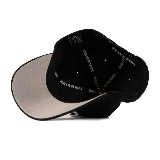 A-Frame Hat - Black / White