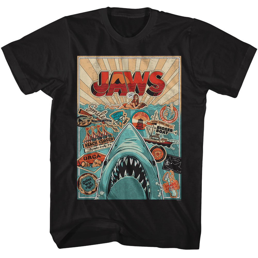 JAWS ICONS POSTER  - American Classics T-shirt