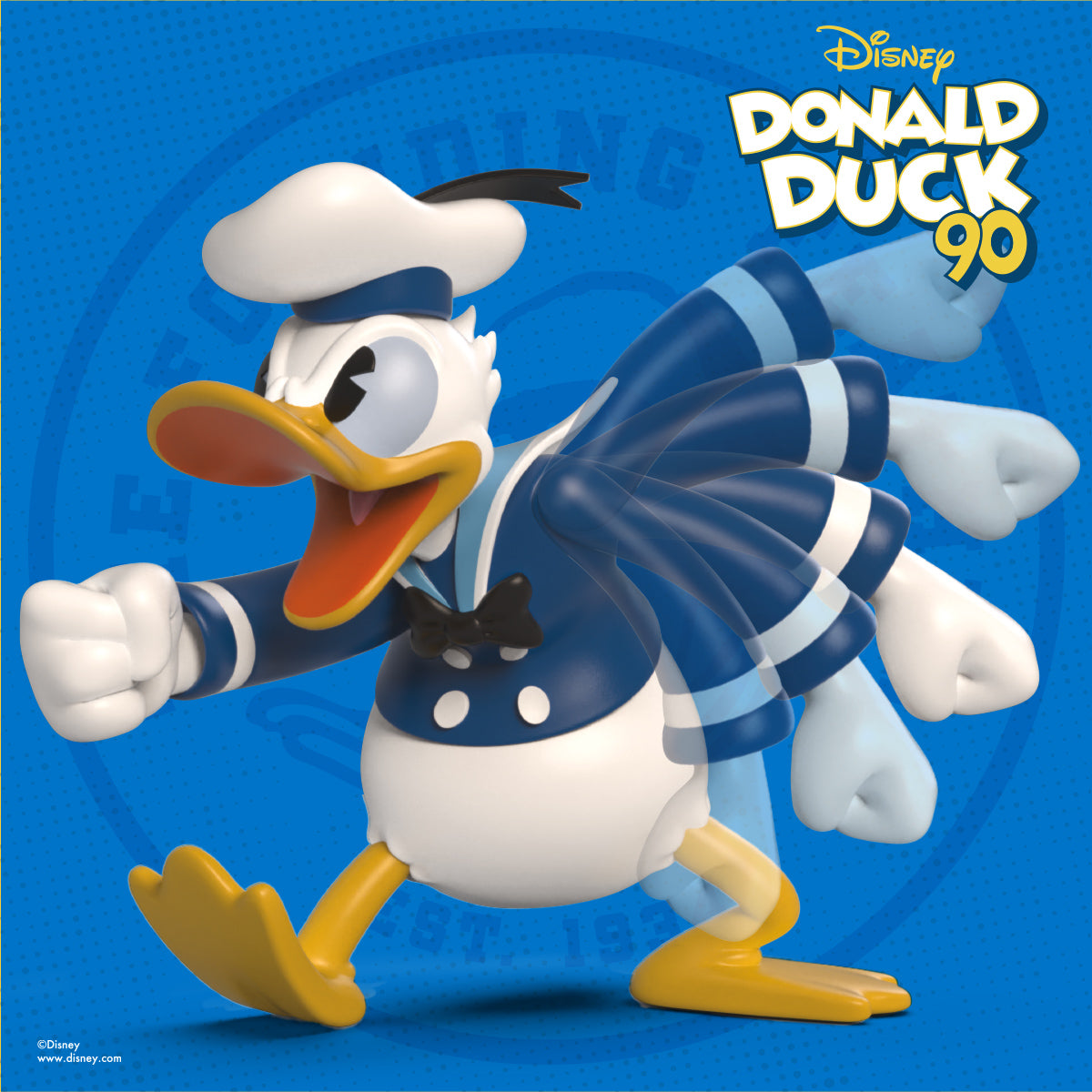 Disney Donald Duck 90th Year Celebration Resin Art Figure