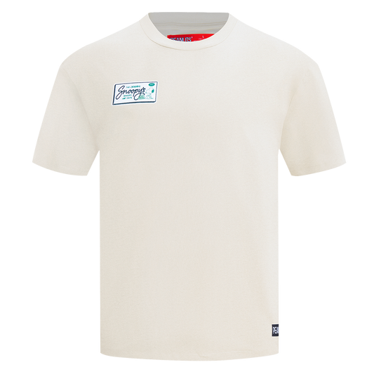 Peanuts Freeze Max Snoopy's Bakery and Cafe T-Shirt - Cream