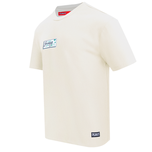 Peanuts Freeze Max Snoopy's Bakery and Cafe T-Shirt - Cream