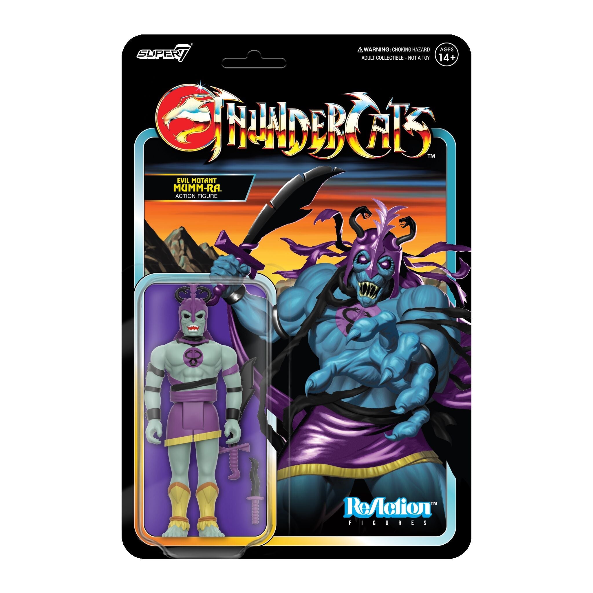 THUNDERCATS REACTION FIGURES WAVE 06 - MUMM-RA (EVIL MUTANT)