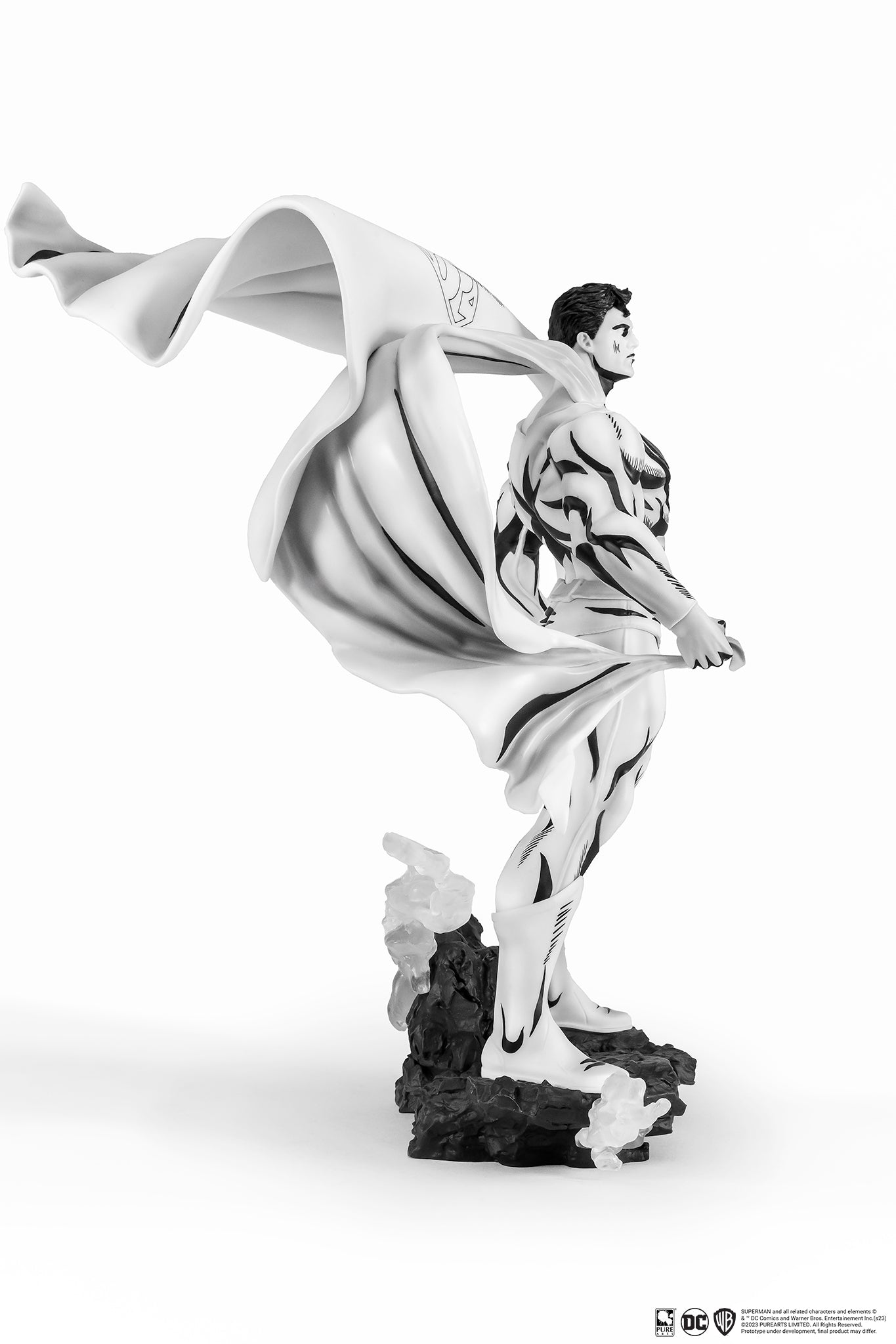 SDCC 2024 DC HEROES SUPERMAN B&W PX PVC 1/8 STATUE