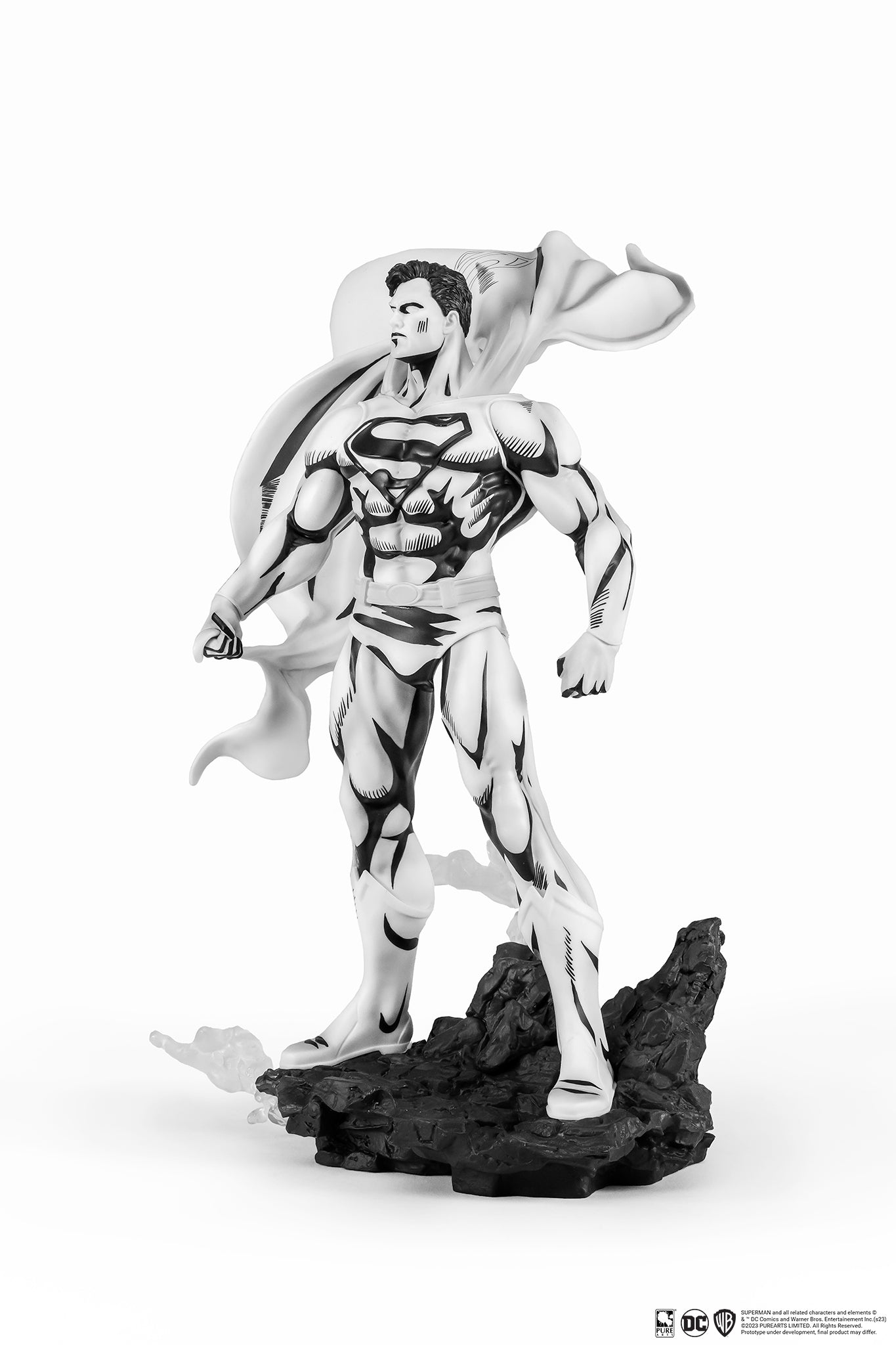 SDCC 2024 DC HEROES SUPERMAN B&W PX PVC 1/8 STATUE