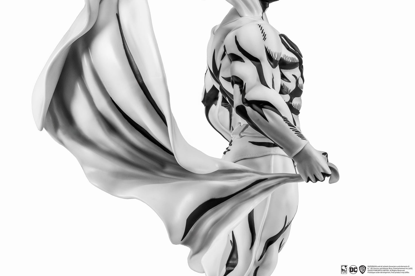SDCC 2024 DC HEROES SUPERMAN B&W PX PVC 1/8 STATUE