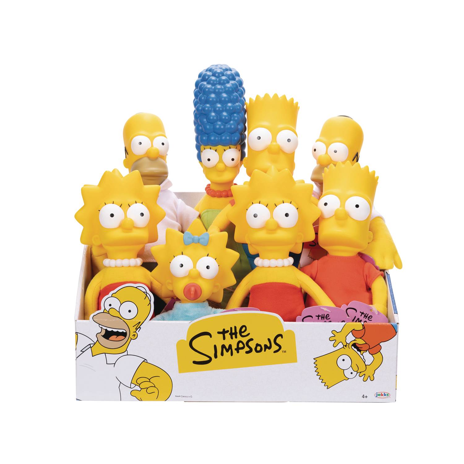SIMPSONS BASIC PLUSH WV1 8CT ASST