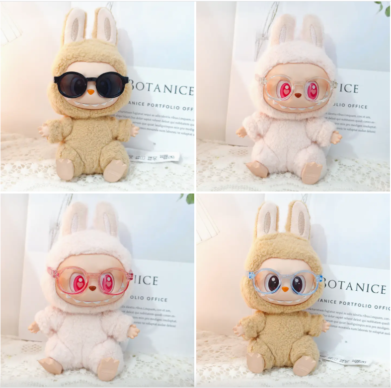 6.5cm Dolls Glasses Labubu Glasses Doll Accessories