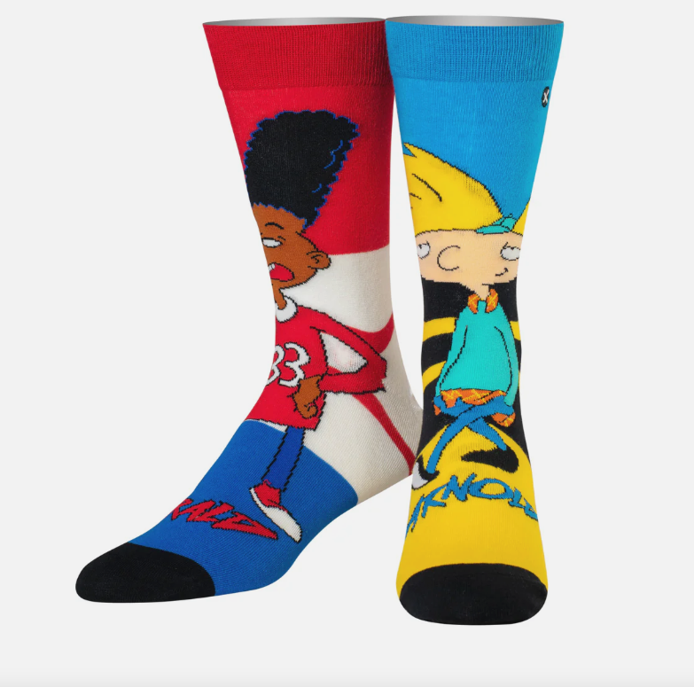 hey arnold Men's Crew Socks